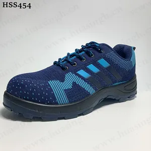 LXG,fashion breathable cotton fabric upper anti-hit sport safety shoes anti-stab industry hiking shoes for sale HSS454