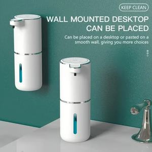 Distributeur de savon mousse réglable mural 380 ml, rechargeable par USB, électrique, sans contact, automatique - Product Image 3