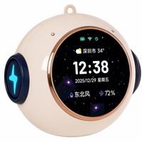 Robot de bureau intelligent AI avec haut-parleur, écran tactile TFT, assistant vocal, horloge de bureau ABS pour enfants
