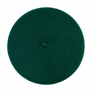 OEM Factory Wholesale Solid Color Wool French Beret Hats for Women-Casual Ski & Party Use - Product Image 4