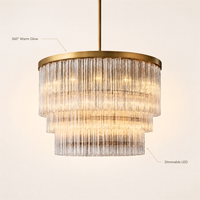 Lustre rond en verre moderne nordique Zeal Lighting, lustre de plafond LED en laiton pour salon, hôtel, villa, vente en gros