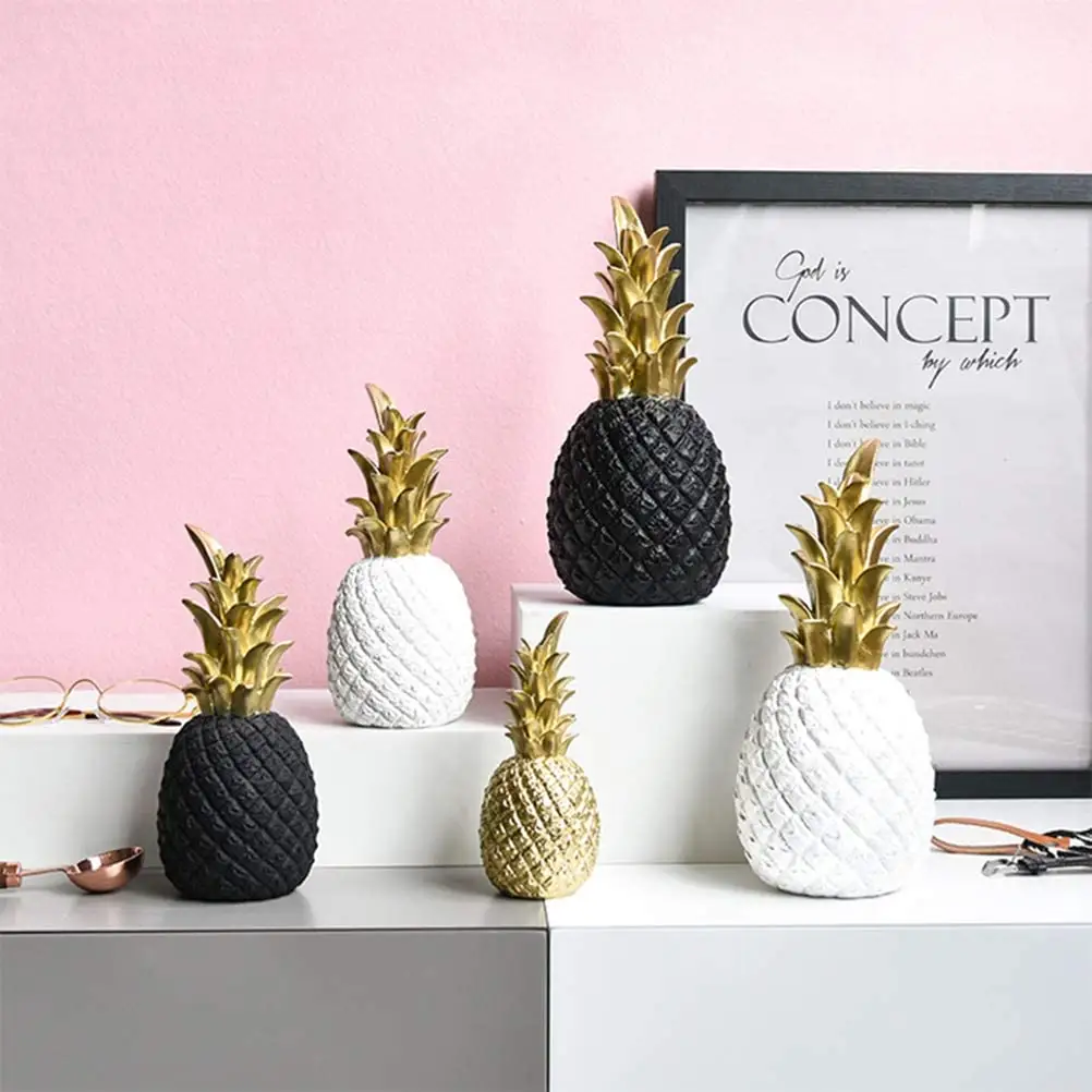 Nordic Designer Golden Pineapple Creative Home Home Decor Animal Ornaments Desktop Decoration Accessories Crafts Pieces Home