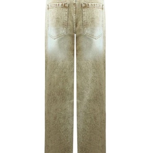 Jean cargo ample délavé et personnalisé pour femme, style streetwear décontracté, avec plusieurs poches pratiques – Collection 2025 à succès - Product Image 4