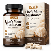 Capsules fonctionnelles de Crinière de Lion à base de plantes pour la concentration et le bien-être quotidien – Fournisseur OEM pour marques de détail et étiquettes privées