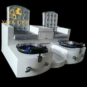 Estación de pedicura sillas de pedicura de spa de lujo de dos plazas silla doble amantes - Product Image 6