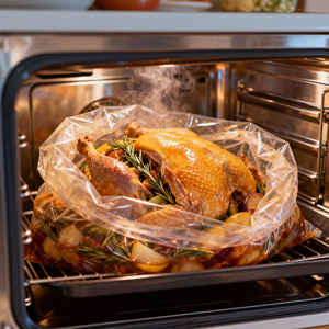 Sac <span class=keywords><strong>de</strong></span> marinade pour dinde <span class=keywords><strong>de</strong></span> qualité alimentaire, résistant à la chaleur, en PA/PE, pour cuisson directe <span class=keywords><strong>de</strong></span> la dinde après marinade - Product Image 1