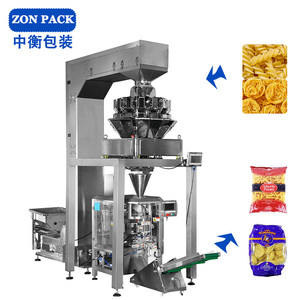 Tự động <span class=keywords><strong>multihead</strong></span> định lượng Spaghetti đóng bao máy mì có trọng lượng dọc Pasta máy đóng gói 500 gam 1kg - Product Image 1