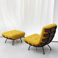 Fauteuil de salon Costela, fauteuil simple, luxe léger, design de salon, fauteuil tigre, fauteuil d'appoint minimaliste, métal