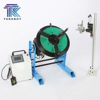 TKweld Mini 1 Positionneur de table rotative de soudage à rotateur axial avec mandrin de fixation Petite charge utile 10kg 15kg
