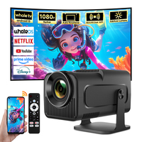 Hotack gran oferta HY320AA LCD LED Smart Android TV teléfono proyector portátil Mini viaje al aire libre Proyector