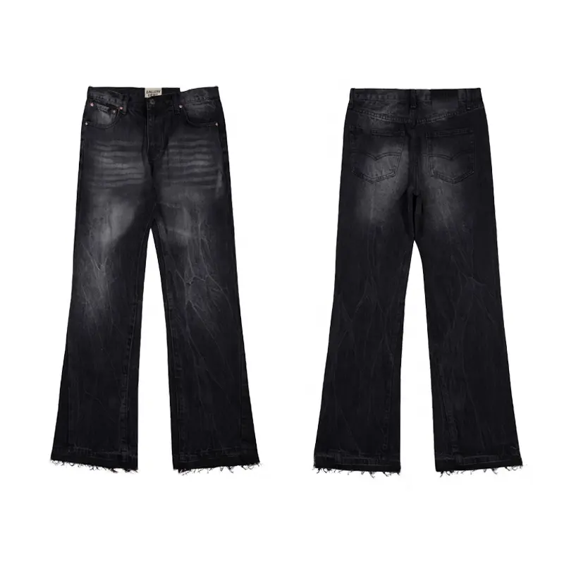 Track Pant Effen Man Streetwear Zware Hoge Kwaliteit Casual Demin Jean Fabrikant Mode Baggy Jeans