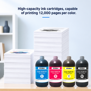 Cartouches d'encre de remplacement CMYK 1000ml S-4670 S-4671 S-4672 S-4673 pour imprimantes Riso Comcolor HC5500 HC5000 HC 5000 5500 - Product Image 4