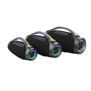 FANSBE extérieur 80W Boombox haut-parleurs Bluetooth basse fort lecteur Audio Portable 3D caisson de basses stéréo avec Microphone sans fil - Product Image 3