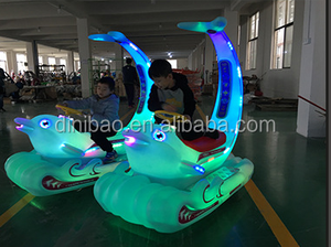 Conception attrayante Kids Amusement Dolphin Voitures à batterie pour Park Stall - Product Image 5