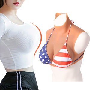 Hot Selling High Neck Silicone Breast <strong>Crossdresser</strong> Silicone <strong>Bodysuit</strong> Male to Female Full Silicone Body Drag Queen Boobs - Product Image 3