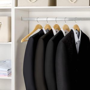 LINDON, Fabricant de <span class=keywords><strong>Cintres</strong></span> Fort de 20 Ans d'Expérience : <span class=keywords><strong>Cintres</strong></span> en <span class=keywords><strong>Bois</strong></span> Vintage Naturels, Blancs et Noirs pour Manteaux, Costumes, Pantalons et Vêtements - Product Image 4