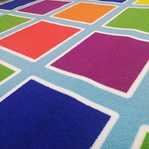 שטיחים בכיתה ילדים צבע ערך ישיבה עבות משחק עבה מחצלת ילדים שטיח עם כביש ועיצובים תנועה - Product Image 4