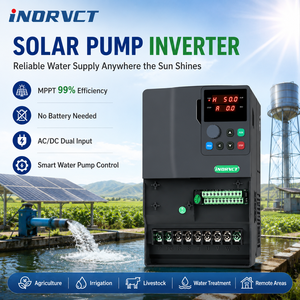 ปั๊มน้ำพลังงานแสงอาทิตย์ประสิทธิภาพสูง 15KW 20 แรงม้า 380V พร้อมอินเวอร์เตอร์แปลงความถี่ AC VFD 3 เฟส สำหรับการสูบน้ำเพื่อการเกษตร - Product Image 1