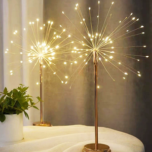 Luz decorativa LED con efecto de fuegos artificiales para mostrador de cafetería y ambiente festivo - Product Image 1