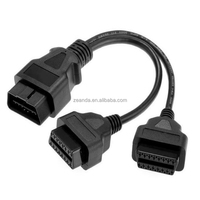 Cable OBD Personalizado de 16 Pines Macho a Hembra con Contacto de Cobre y Carcasa de ABS para VGA