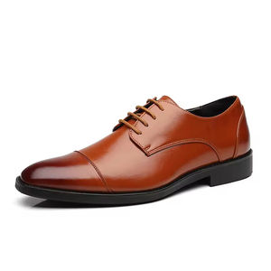 Zapatos Oxford de Cuero para Hombre, con Punta en Pico, Sin Cordones, Impermeables, con Soporte de Arco, para Bodas, Fiestas, Negocios, Alta Calidad, Artesanales - Product Image 2