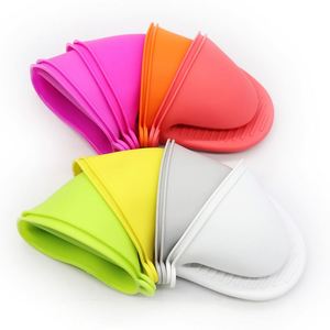 2 paires de mini-gants de four en silicone résistants à la chaleur pour la cuisine et la pâtisserie, avec logo OEM en silicone - Product Image 5