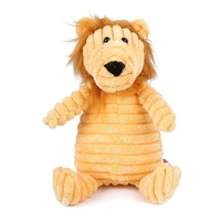 25 Jouets pour Chiens Écologiques en Forme d'Animaux avec Sifflet, en Coton Corduroy Durable pour Grands Chiens – Fonction Sonore Amusante