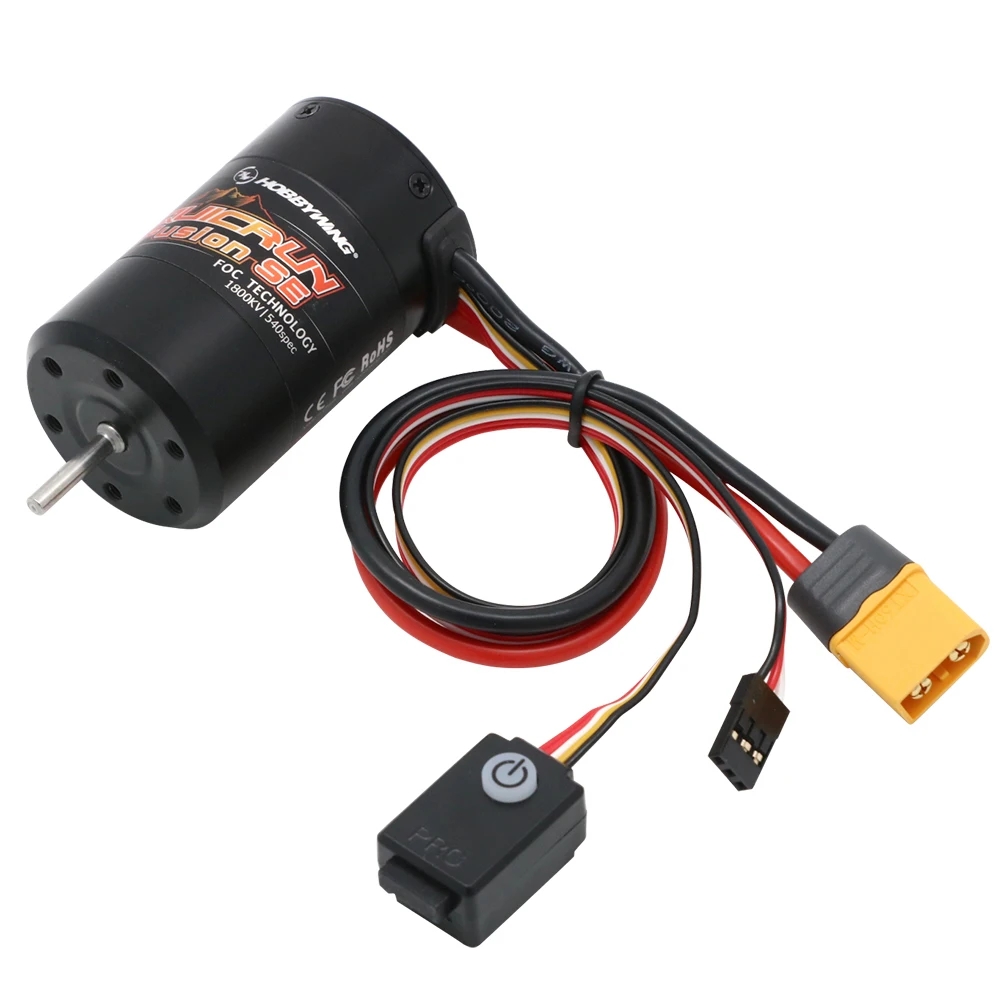 Hobbywing QuicRun Fusion SE 1200KV / 1800KV сенсорный бесщеточный двигатель, встроенный в 40A ESC 2 в 1 водонепроницаемый для 1/10 1/8 RC часть автомобиля