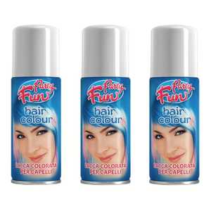 Spray de color para el cabello Party Fun 100 ml, tinte temporal blanco para fiestas - Product Image 6