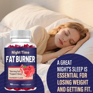 Fórmula fuerte, gomitas quemadoras de grasa nocturnas, triturar la grasa del vientre mientras duermes, gomitas de dieta nocturna para mujeres - Product Image 3