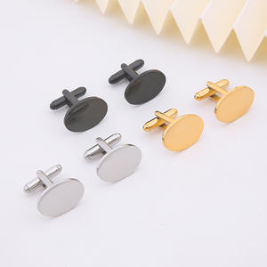 Mancuernillas Lisas Personalizadas para Padrinos de Boda, Grabadas, de Acero Inoxidable Pulido, para Novio, Esposo, Regalo para Hombre - Product Image 1