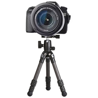 Paket Live Streaming Penjualan Panas, Tripod Mini Ringan Berbahan Serat Karbon untuk Ponsel dan Kamera Digital