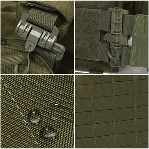Gilet tactique Artex Factory, équipement tactique, sport, camping, randonnée, sécurité, poche Molle, porte-plaque, gilet de protection, gilet d'extérieur - Product Image 4