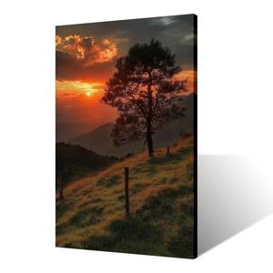 Stampa su Tela di <span class=keywords><strong>Tramonto</strong></span> in Montagna, Arte Murale con Stampa Digitale su Tela, Immagine del <span class=keywords><strong>Tramonto</strong></span> Personalizzabile per Arredamento Moderno - Product Image 4