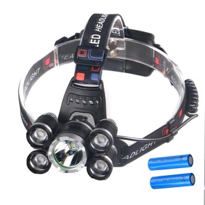 <span class=keywords><strong>12000</strong></span> Lumen Ultra lumineux 5 LED phare <span class=keywords><strong>lampe</strong></span> de poche USB charge IP55 <span class=keywords><strong>lampe</strong></span> <span class=keywords><strong>frontale</strong></span> pour l'extérieur Camping chasse randonnée exploitation minière - Product Image 4