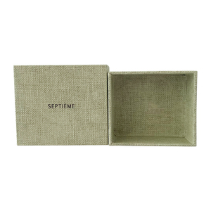 Soporte de fábrica estuches de regalo de marca algodón y lino fuera de cartón dentro de proveedor de embalaje ZY para contenedores de joyería artesanal - Product Image 5