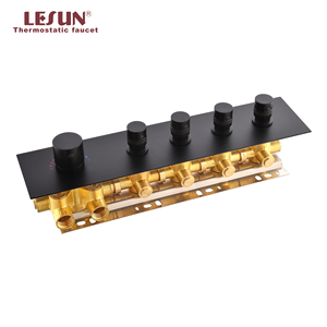 LESUN جودة عالية متعددة الألوان النحاس صمام 4 وظائف التحكم المحول - Product Image 4
