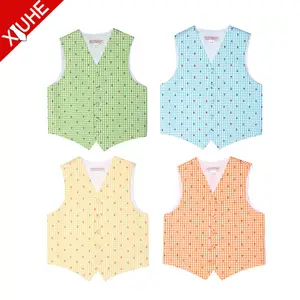 Baby Vests Waistcoats Children Cute Polyester Fashion Design Vest Printed Baby Girls Waistcoat