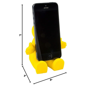 Juguete Antiestrés y Soporte para Teléfono 2 en 1 Personalizado SL con Logotipo, Divertido Soporte de Escritorio con Cara Sonriente de 4 Pulgadas - Product Image 3