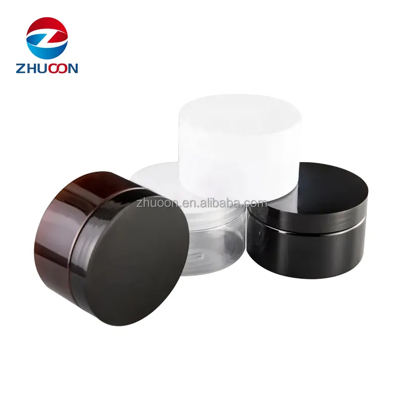 Bán Buôn Rỗng Mỹ Phẩm Jar 30G 40G 50G 60G 80G 100G 120G 150G 200G Thực Phẩm Container Rõ Ràng Pet Nhựa Jar 500Ml 250 Ml