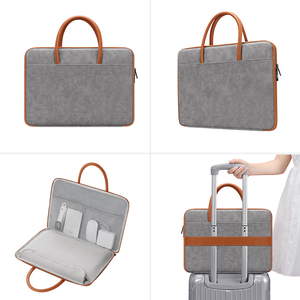 <span class=keywords><strong>4</strong></span> en 1 Feutre Office Protect Tablet Computer Laptop Protector Storage Carrying Sleeve Case Bag - Product Image 2