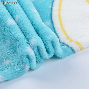 Manta de lana Coral de diseño personalizado Manta de lana de bebé de 100% poliéster con diseño de impresión - Product Image 3