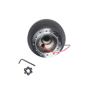 Adaptateur de moyeu de volant POYRACING pour BMW E30, style course en aluminium, avec câblage et boulons - Product Image 2