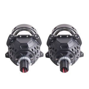 Sanvi S18 Car Headlight 3 Inch Bi Led Lens Projector 74w High Brightness Dual Reflector for <b>H4</b> H7 9005 9006 - Product Image 2