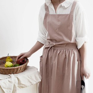 Tablier de cuisine créatif imperméable en coton et lin sans manches pour la maison - Product Image 1