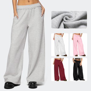 <span class=keywords><strong>Pantaloni</strong></span> Larghi da <span class=keywords><strong>Donna</strong></span> con Vita Elastica e Fondo Aperto, Traspiranti, Stile Streetwear, Personalizzabili all'Ingrosso - Product Image 1