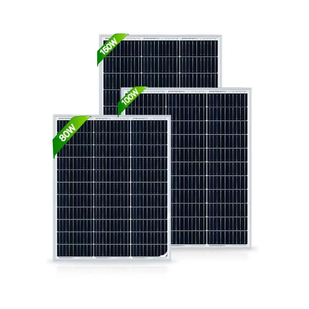 50W 100W 120W 150W Pequeño Panel Solar células solares panel solar Personalizado Mono Poly Pv Panel Solar