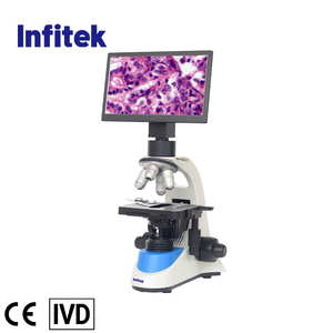 Infitek CE認定有限距離光学システムデジタルビデオ顕微鏡スクリーン付き - Product Image 1