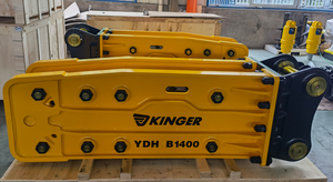 KINGER Rock Hammer Post Driver interruttore idraulico per escavatore - Product Image 3