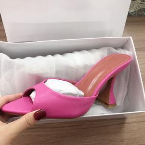Peep Toe <span class=keywords><strong>Talon</strong></span> Pantoufle 2025 nouveauté femme chaussures chaton or rose mode pantoufles femmes <span class=keywords><strong>Mules</strong></span> talons - Product Image 6
